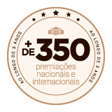 300 PREMIAÇÕES INTERNACIONAIS AO LONGO DE 3 ANOS